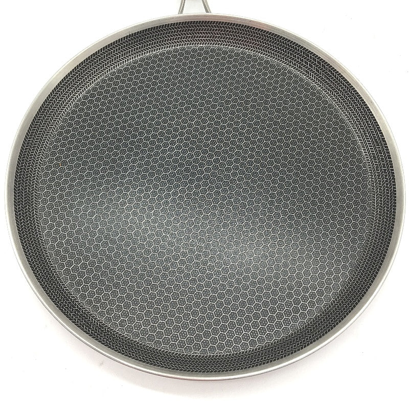 Innerwell Stainless Steel Honeycomb Non-Stick Crepe Frying Pan 28cm NEW