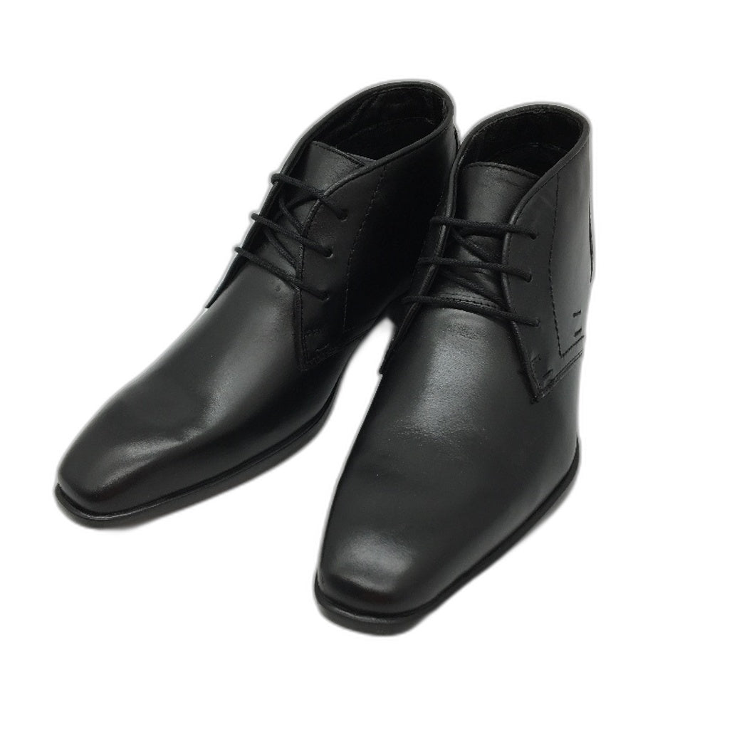 Giordani Clate-M Black Leather Upper Formal Shoes Mens Size 40 NEW