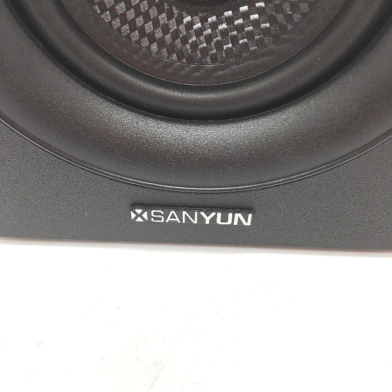 Sanyun SW-208 Active Bluetooth 5.0 Black Bookshelf Speakers 60W NEW