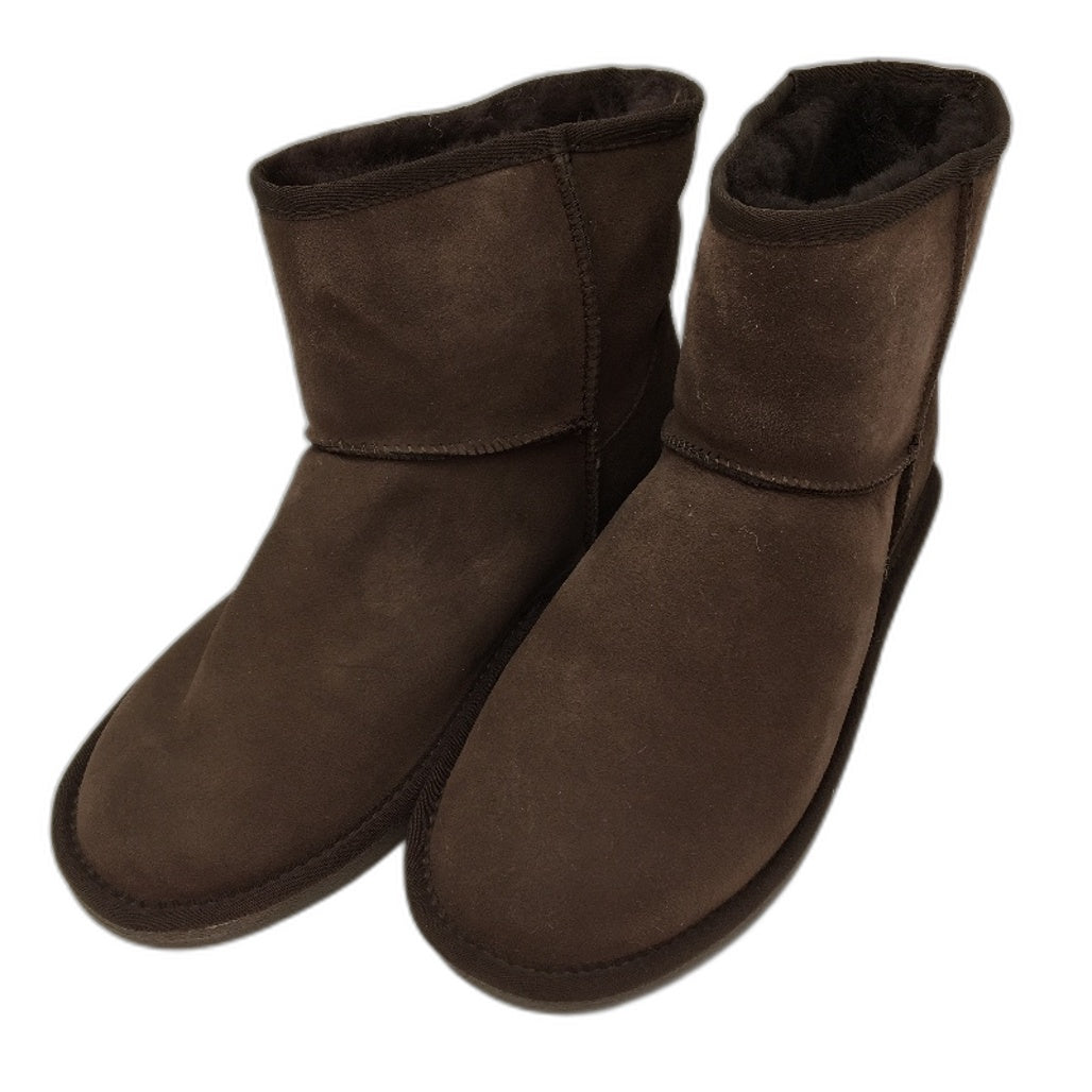 UGG Boots Double Face Sheepskin Chocolate Brown Unisex Size EU 44 NEW