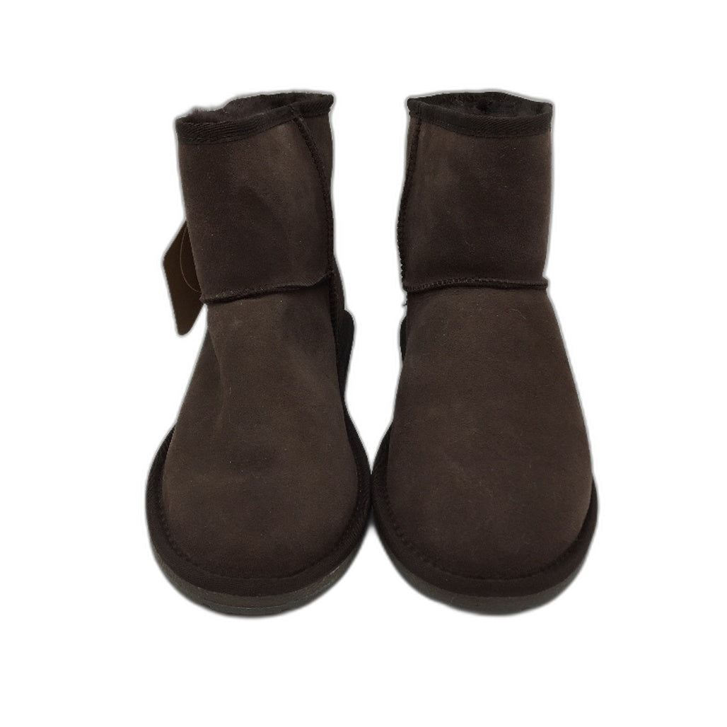 UGG Boots Double Face Sheepskin Chocolate Brown Unisex Size EU 44 NEW