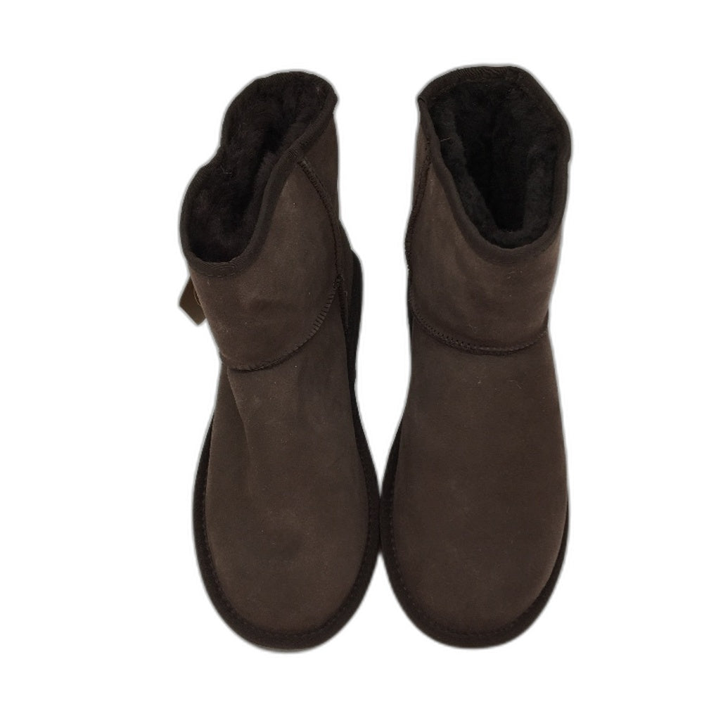 UGG Boots Double Face Sheepskin Chocolate Brown Unisex Size EU 44 NEW