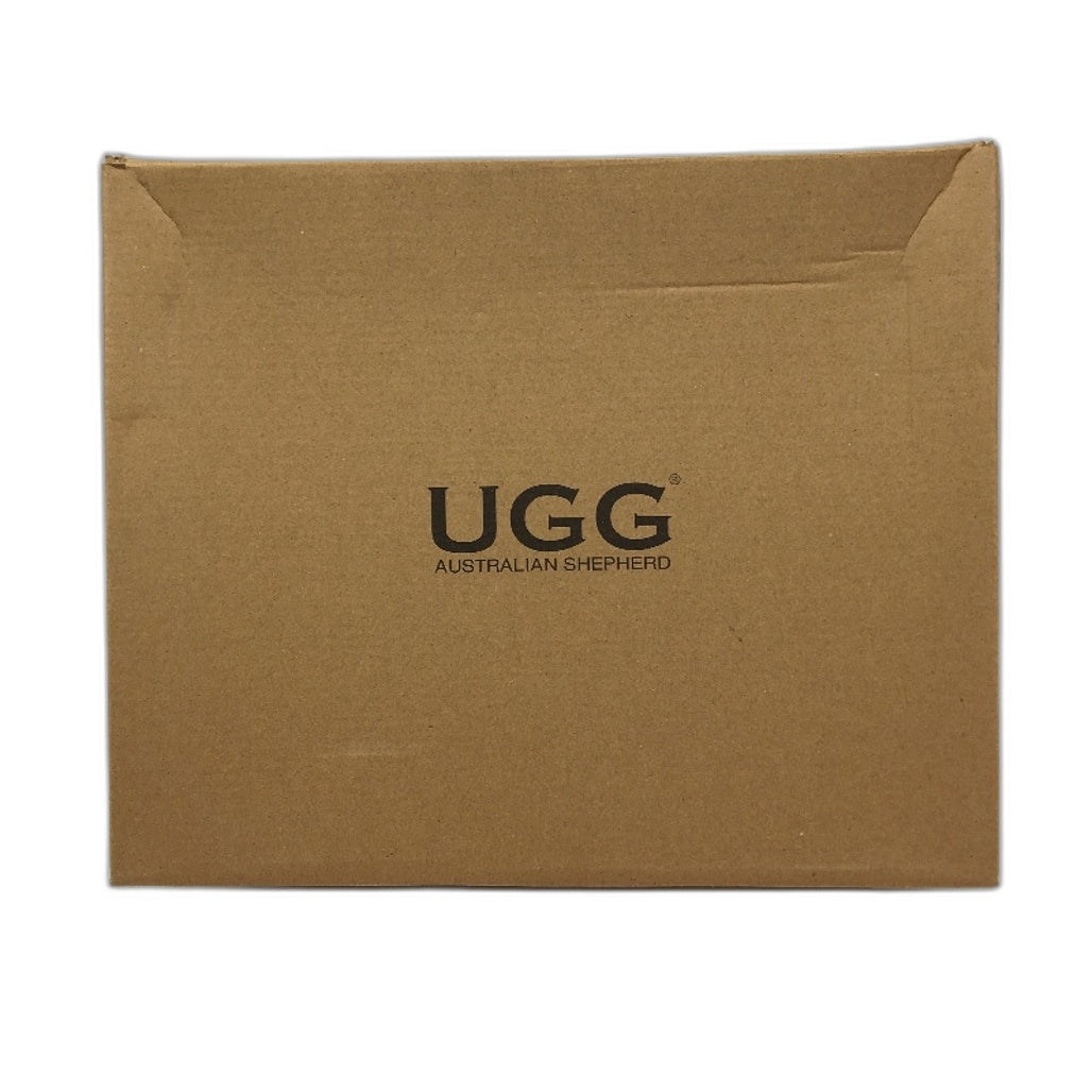 UGG Boots Double Face Sheepskin Chocolate Brown Unisex Size EU 44 NEW