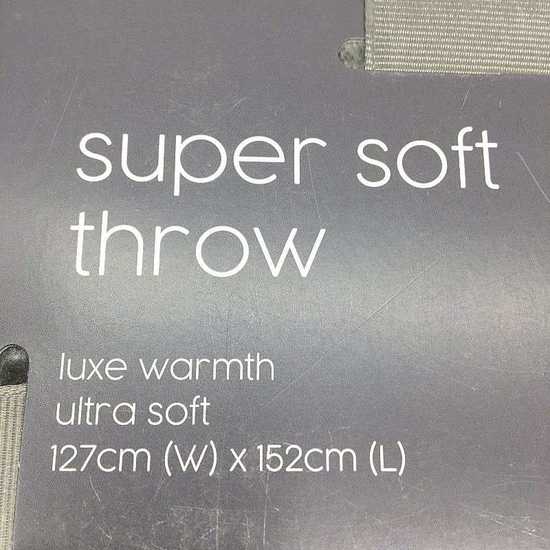 Super Soft Deep Green Luxe Warmth Plush Throw 127x152cm NEW