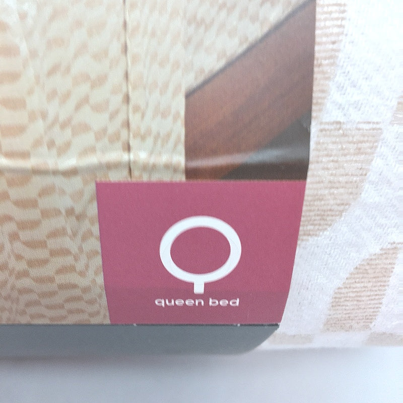 Target Home Bailey Geo White & Brown Soft Flannelette Sheet Set Queen NEW