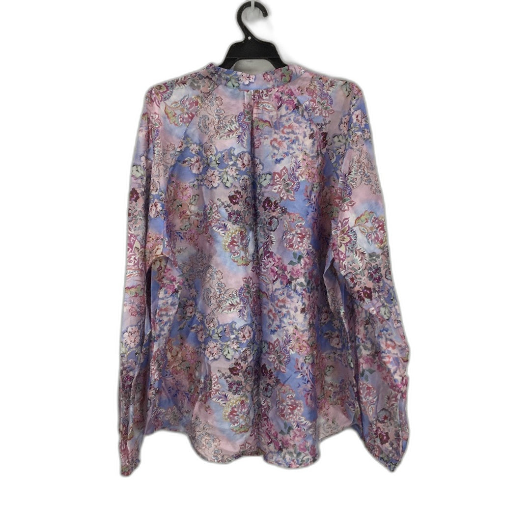 Portmans Forever Yours Ladies Floral Long Sleeve Blouse Size 20+ NEW