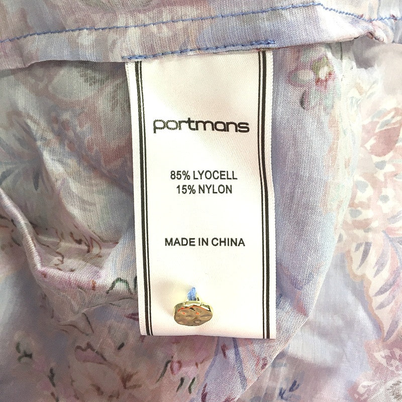 Portmans Forever Yours Ladies Floral Long Sleeve Blouse Size 20+ NEW