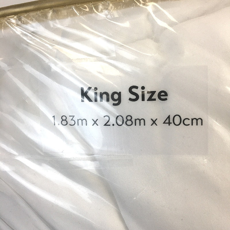 Kirkton House Deluxe 375TC Plush Fitted Skirt Mattress Protector KING NEW