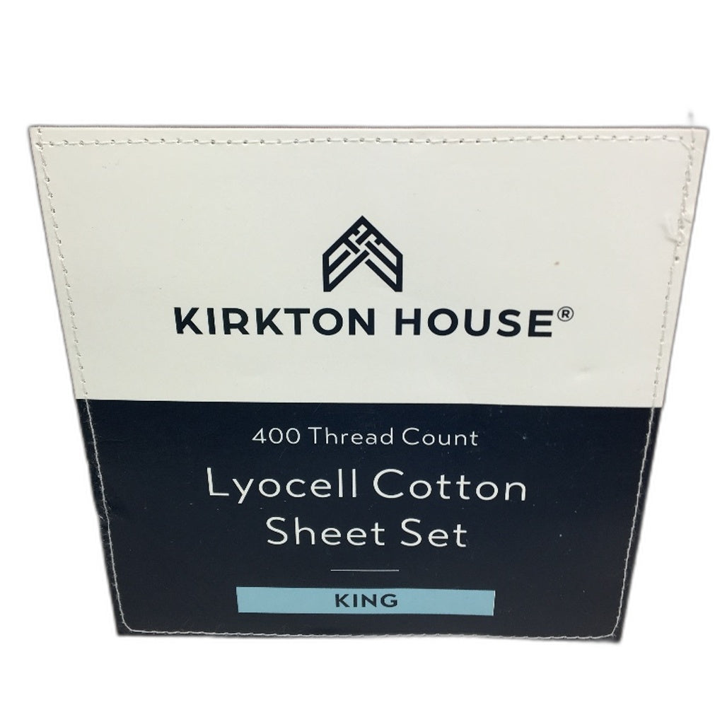 Kirkton House 400 Thread Count Pink Lyocell Cotton Sheet Set King NEW