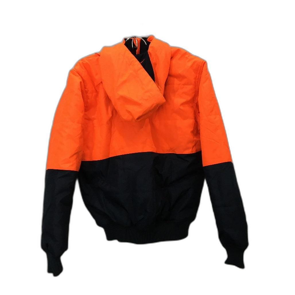 Workzone Mens Hi Vis Neon OrangeB Jacket UPF 50+ Size NEW