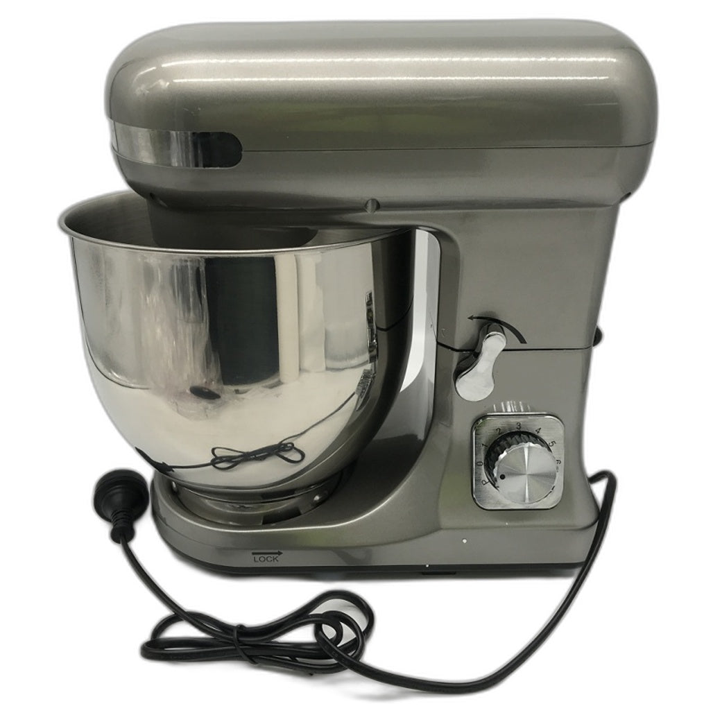 Silver Stand Mixer Model MK-3703 1400W 6.5L Stainless Steel Bowl NEW