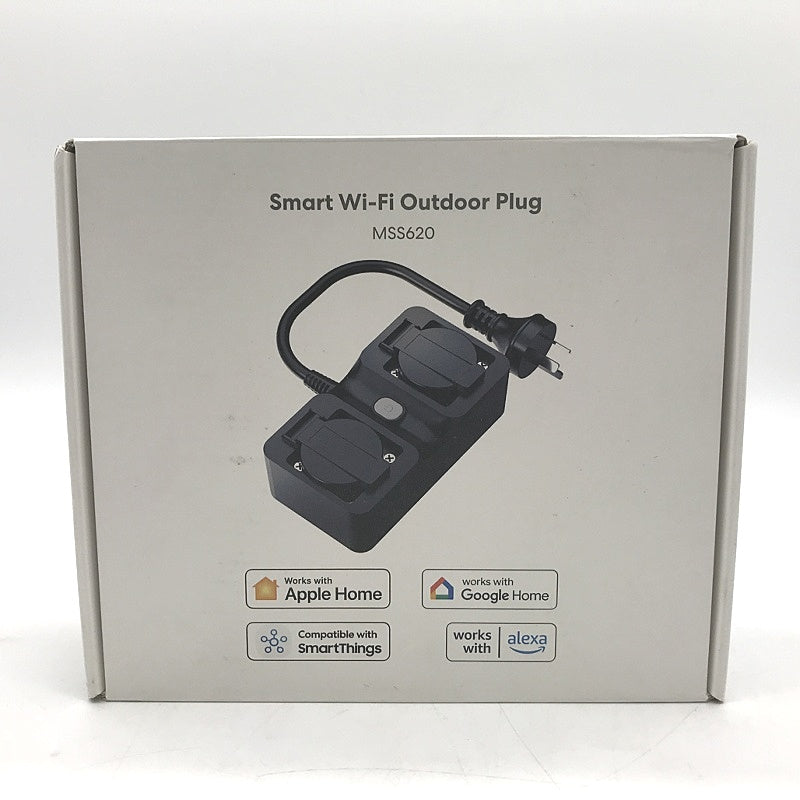 Meross Smart Wi-Fi Outdoor Plug MSS620 Compatible with Apple Home NEW