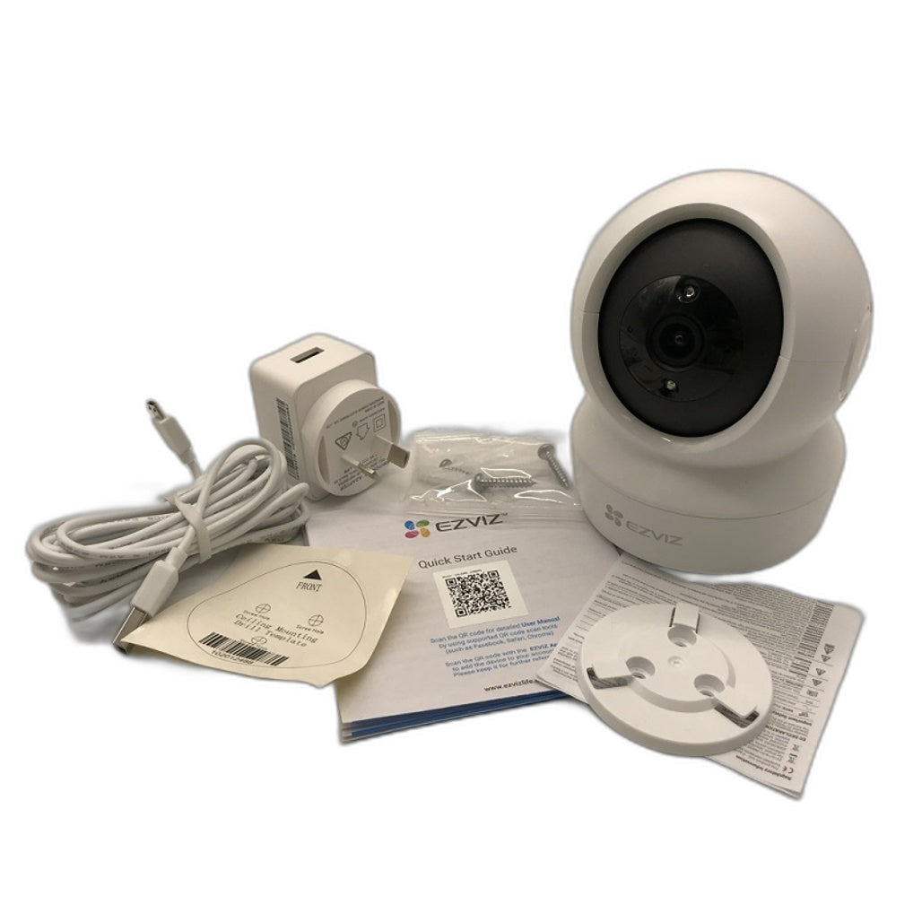 Ezviz Smart Home Camera White w/ Motion Detection & Two-Way Talk NEW