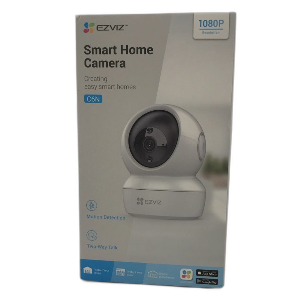 Ezviz Smart Home Camera White w/ Motion Detection & Two-Way Talk NEW