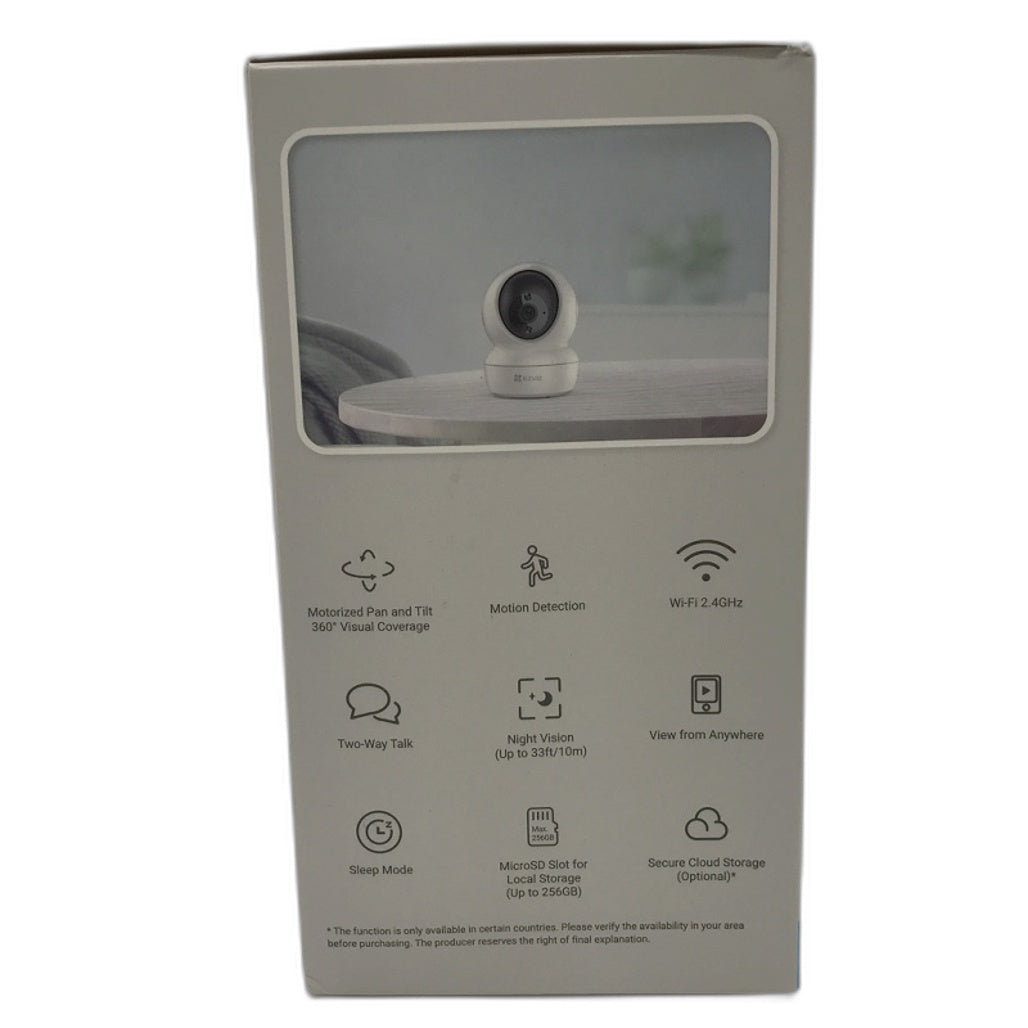 Ezviz Smart Home Camera White w/ Motion Detection & Two-Way Talk NEW