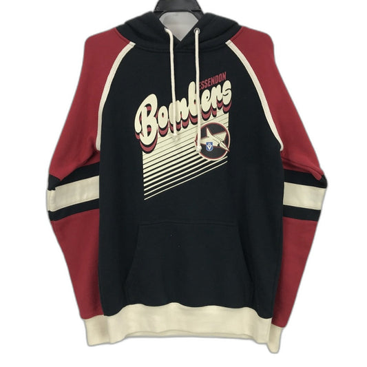 Retro Footy First 18 Apparel Bombers Essendon Hoodie Jumper Youth Size 8 NEW