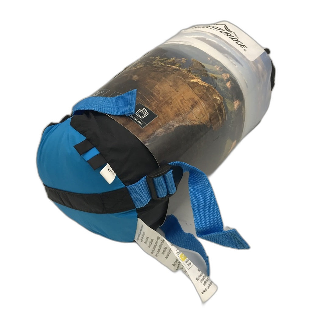 Adventuridge Water Repellent Blue Duck Down Sleeping Bag L NEW