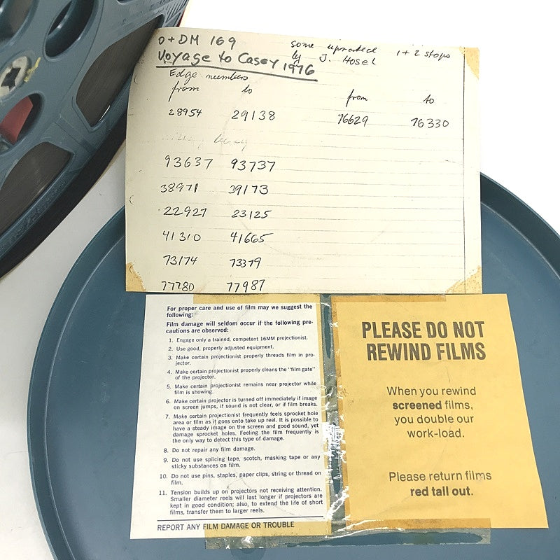 Movie Tape State Film Centre Mine of Channel Reef Vintage