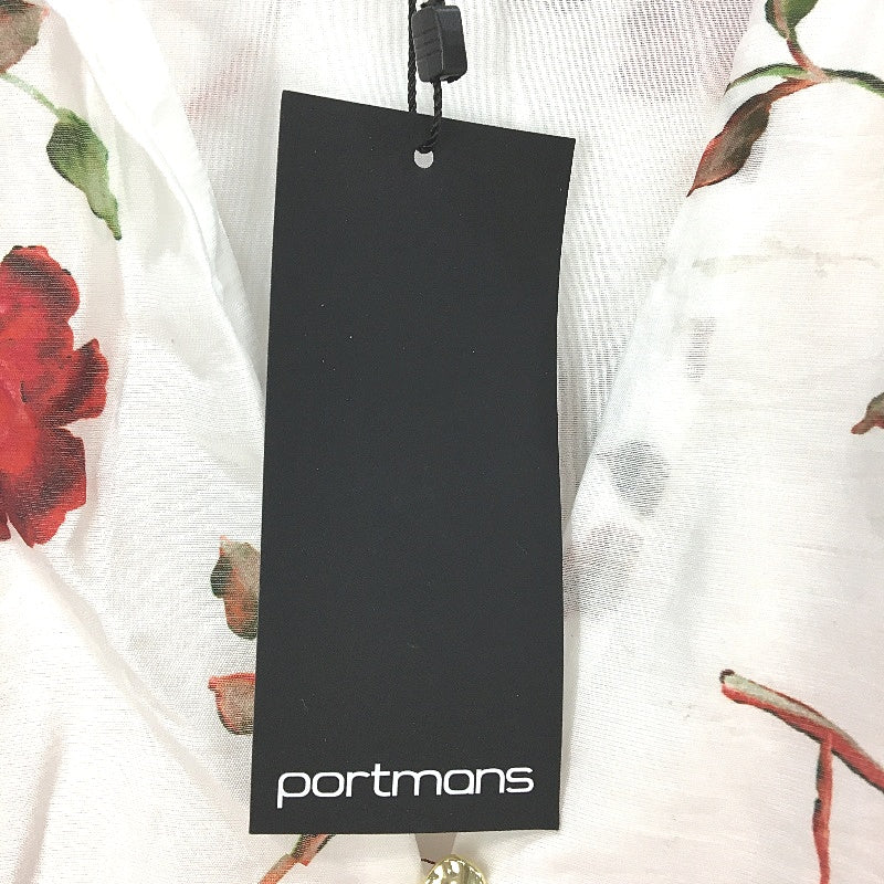 Portmans Floral Garland Ladies Short Sleeve Blouse Size 14 NEW