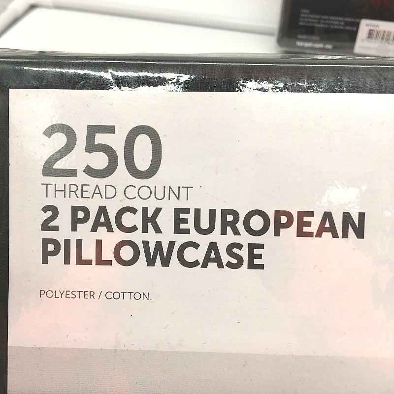 Target Charcoal Mixed 6 Standard & 2 European Pillow Cases NEW