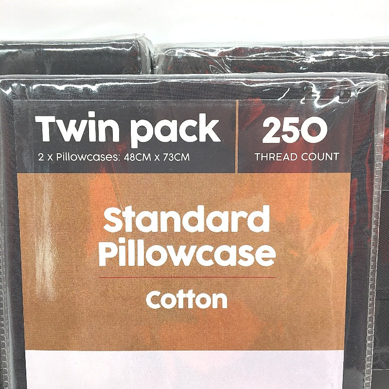 Target Charcoal Mixed 6 Standard & 2 European Pillow Cases NEW