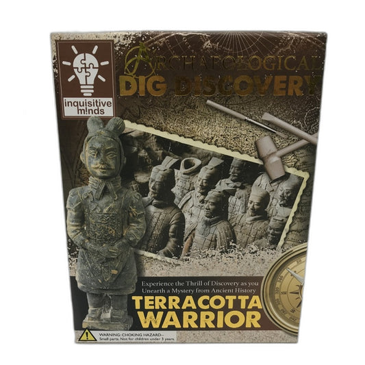 Inquisitive Minds Archaeological Dig Discovery Terracotta Warrior Ages 3+ NEW