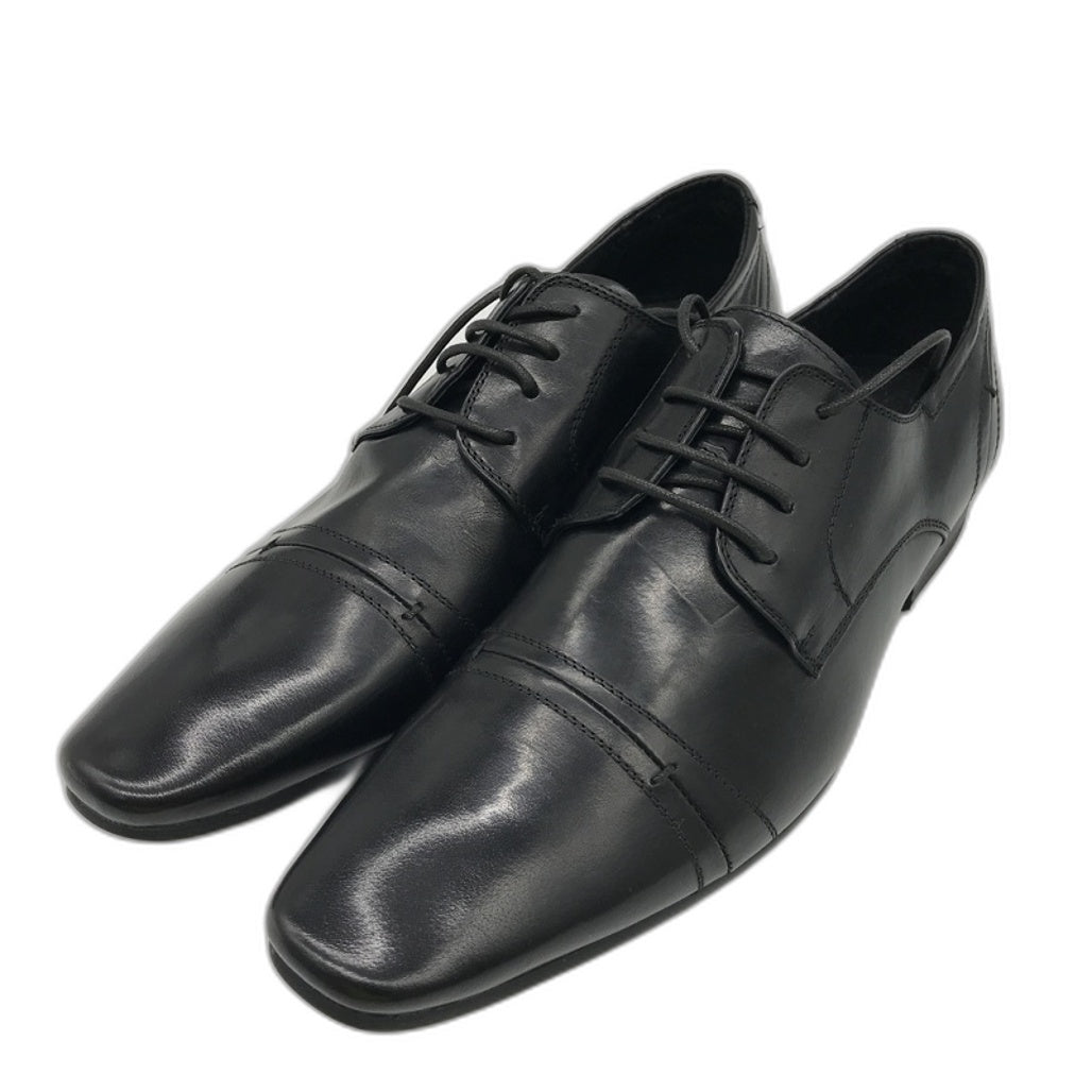 Boston Bros Adrian-M Black Lace-Up Dress Shoes Mens Size 42 NEW