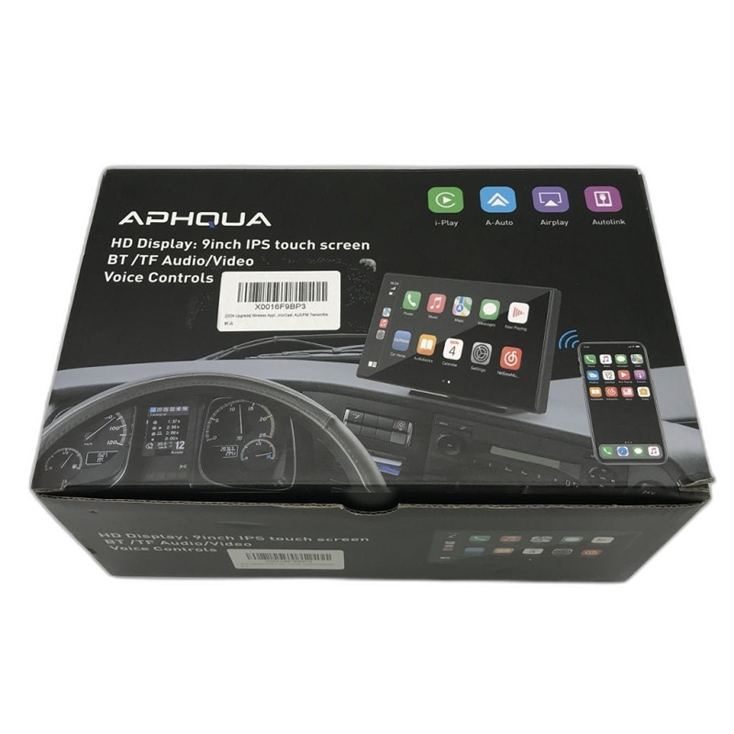 Aphqua HD Display 9 inch Touch Screen Carstereo&Android Auto NEW