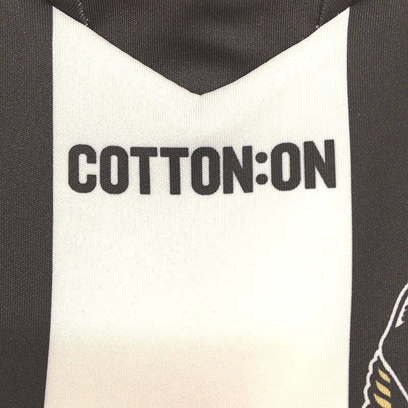 AFL x Cotton On 2021 Collingwood Black/White Guernsey Junior Size AU 14 NEW