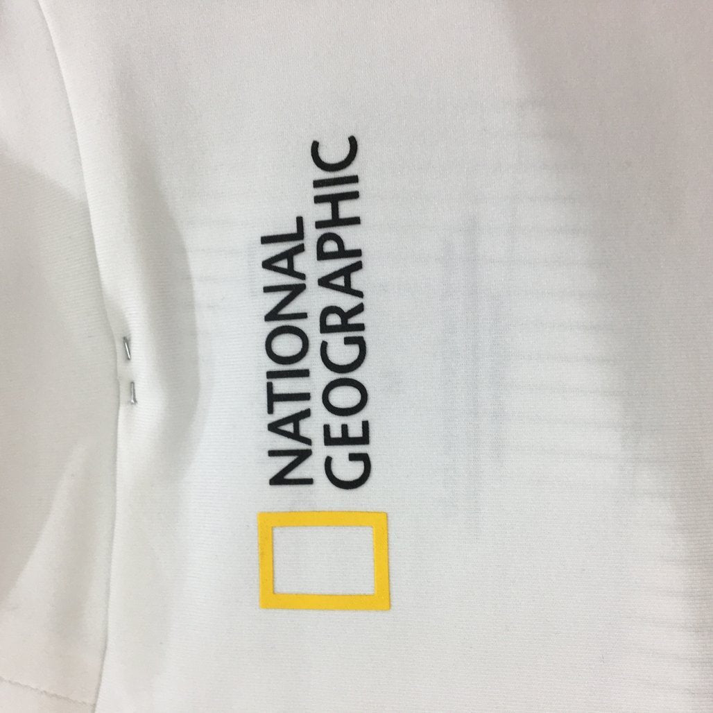 National Geographic Basic White Rash Shirt Mens Size US Small