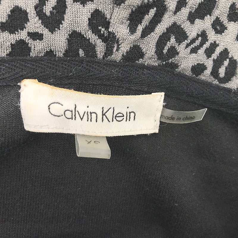 Calvin Klein Black Zip Up Velour Zip Up Hoodie Ladies Size XS