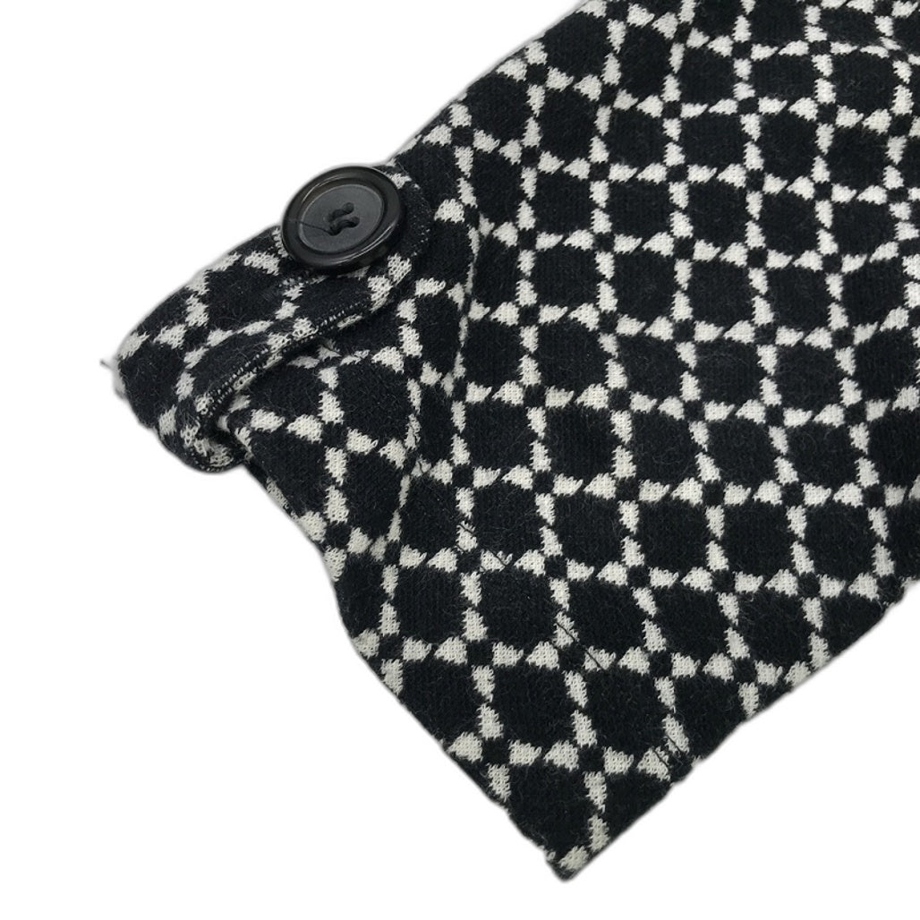 Le Pep Black & White Stretch Knit Style Cotton Blend Ladies Dress Size XL