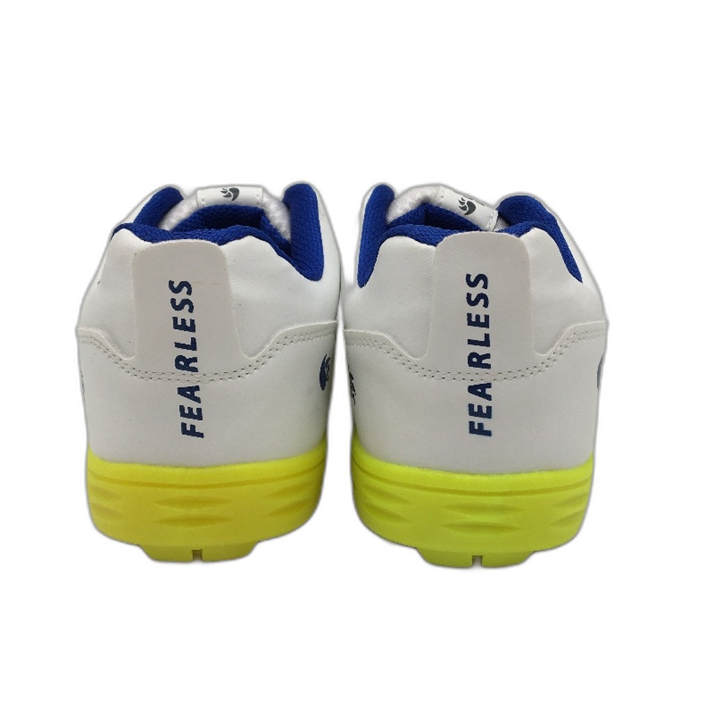 DSC Fearless Beamer White/Neon Yellow Cricket Sports Shoes Mens Size UK 9 NEW