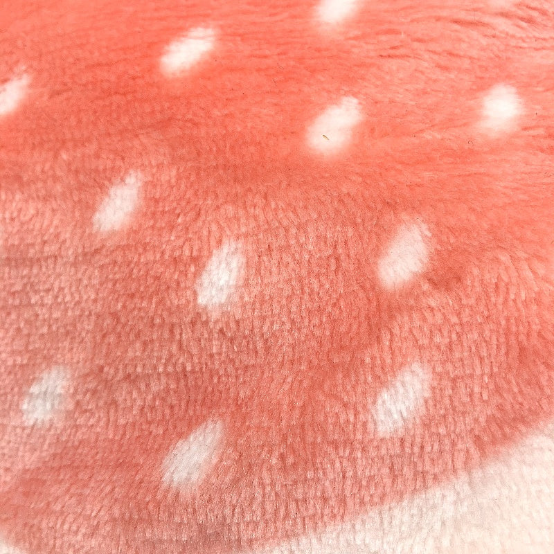 Target Super Soft Sadie Strawberry Coral Fleece Throw 127 x 152cm NEW
