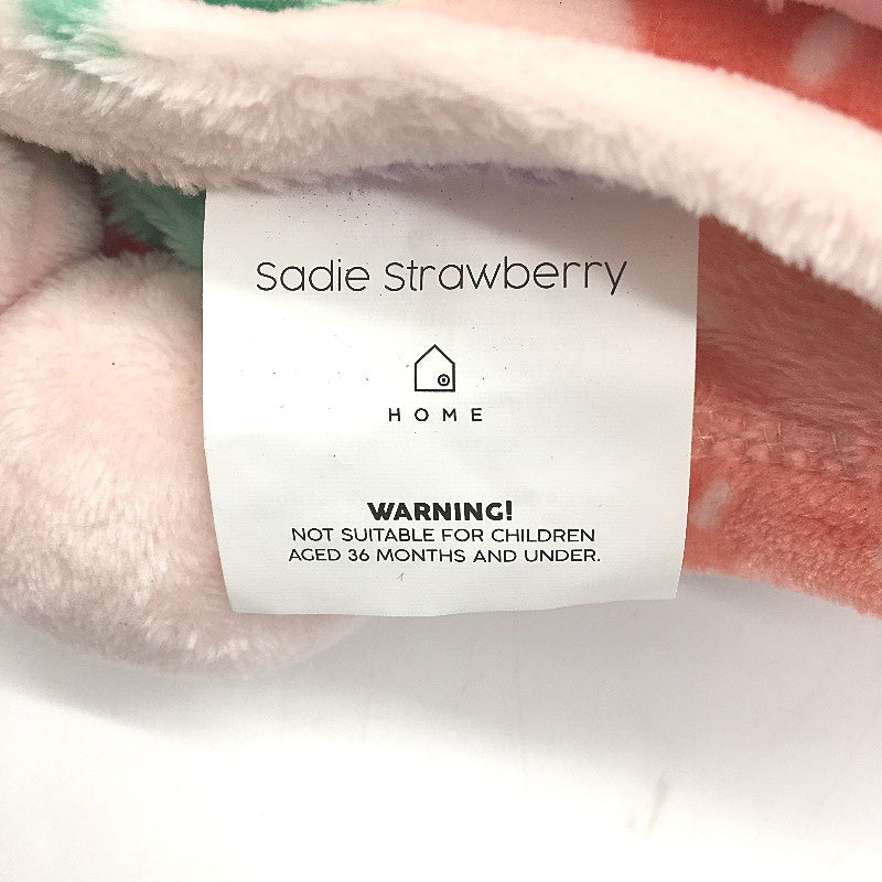 Target Super Soft Sadie Strawberry Coral Fleece Throw 127 x 152cm NEW