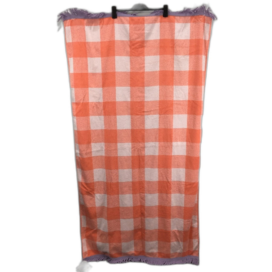 Chic  Target Angie Gingham Jacquard Cotton Beach Towel - 95x175cm