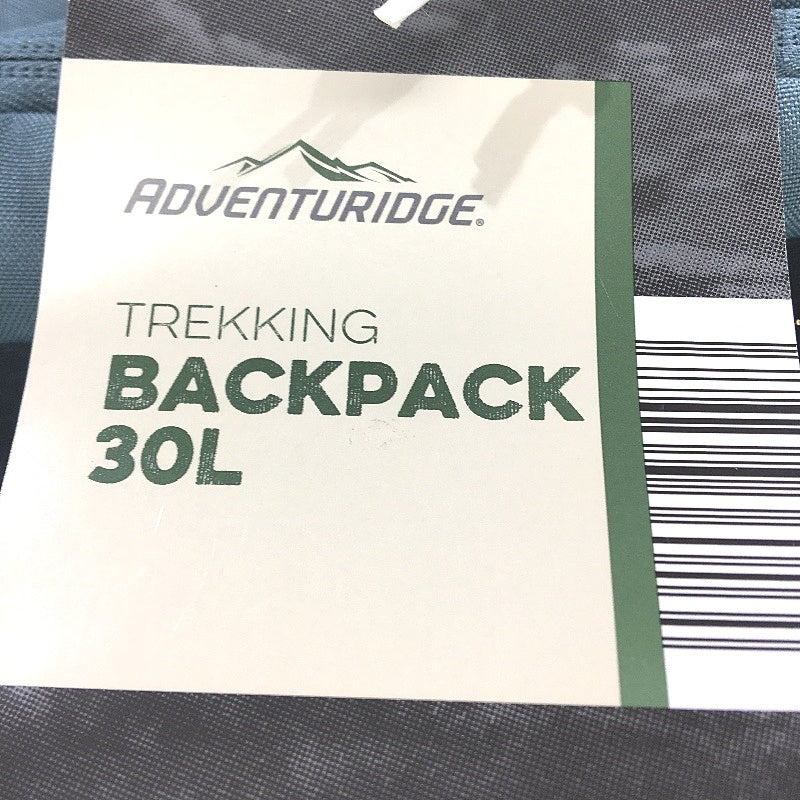 Adventuridge Trekking Blue Grey Trekking Hiking Backpack 30L NEW