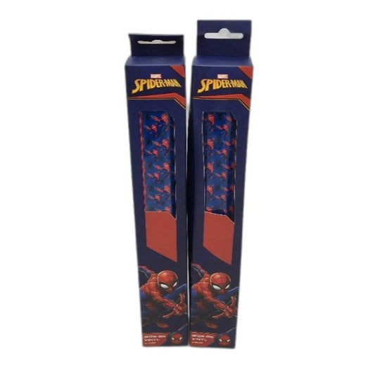 Marvel 2x Twin Pack Spiderman Iron-On Vinyl Wraps 30.5 x 30.5cm NEW