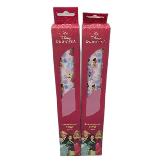Disney Princess 2x Twin Pack Permanent Vinyl Wraps 30.5 x 30.5cm NEW