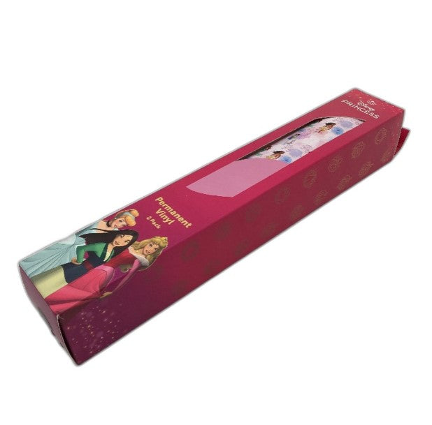Disney Princess 2x Twin Pack Permanent Vinyl Wraps 30.5 x 30.5cm NEW
