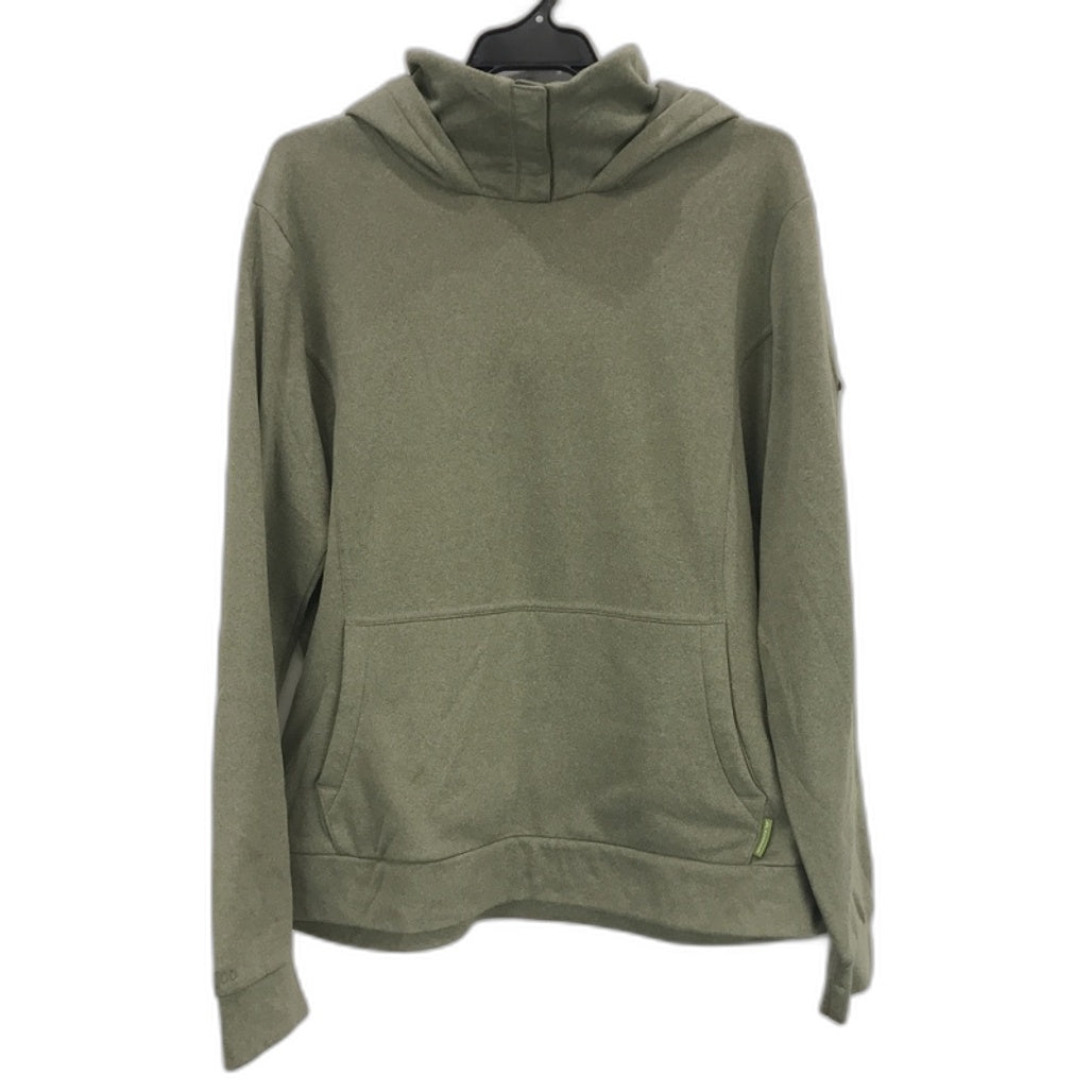 Kathmandu Olive Green Soft Jersey Altoa 100 Hoodie Sweatshirt Ladies Size 14