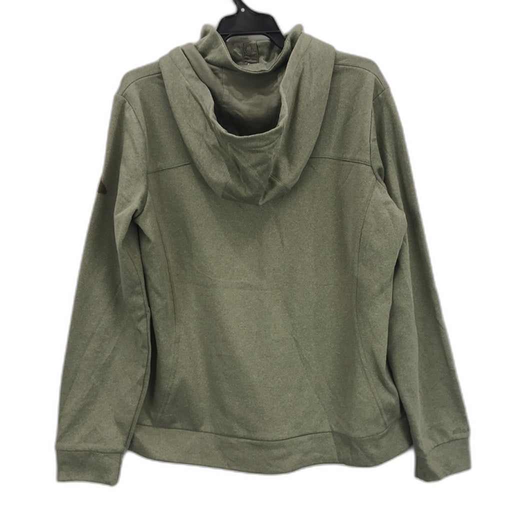 Kathmandu Olive Green Soft Jersey Altoa 100 Hoodie Sweatshirt Ladies Size 14