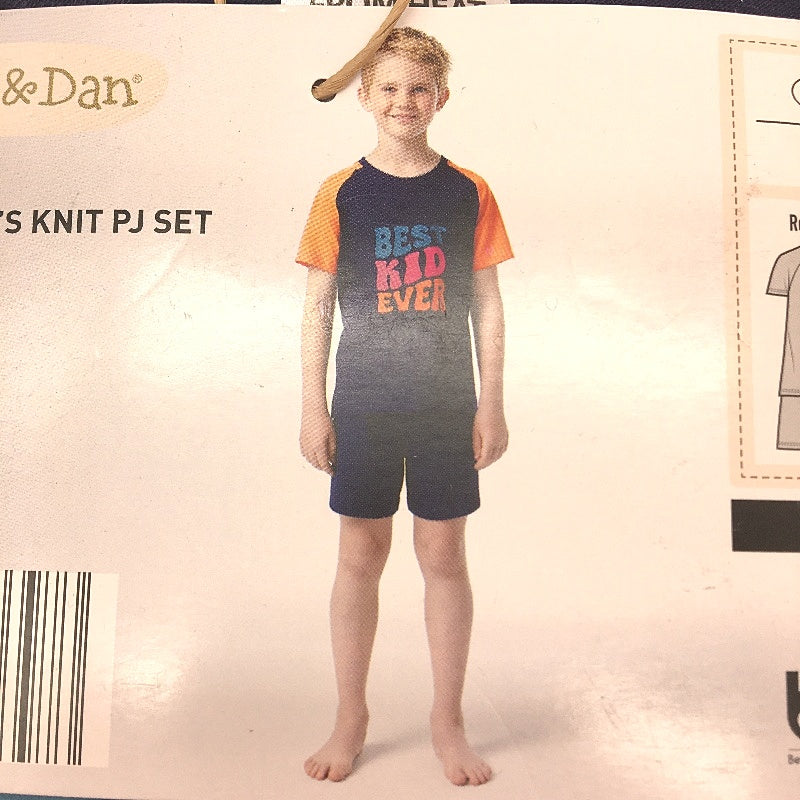 Lily & Dan Twin Pack "Best Kid Ever" Childrens PJ Set Boys Size 10 NEW