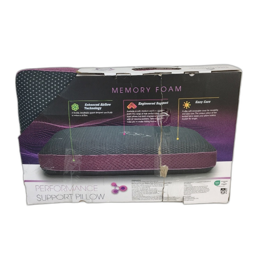 Kirkton House Front Sleeper Performance SOFT Support Pillow Grey NEW