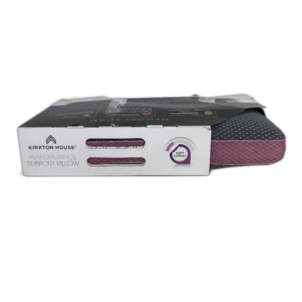 Kirkton House Front Sleeper Performance SOFT Support Pillow Grey NEW