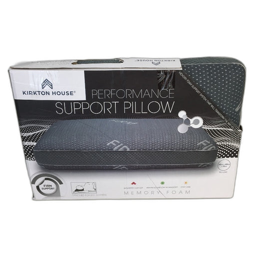 Kirkton House Grey Side Sleeper Performance FIRM Support Pillow NEW