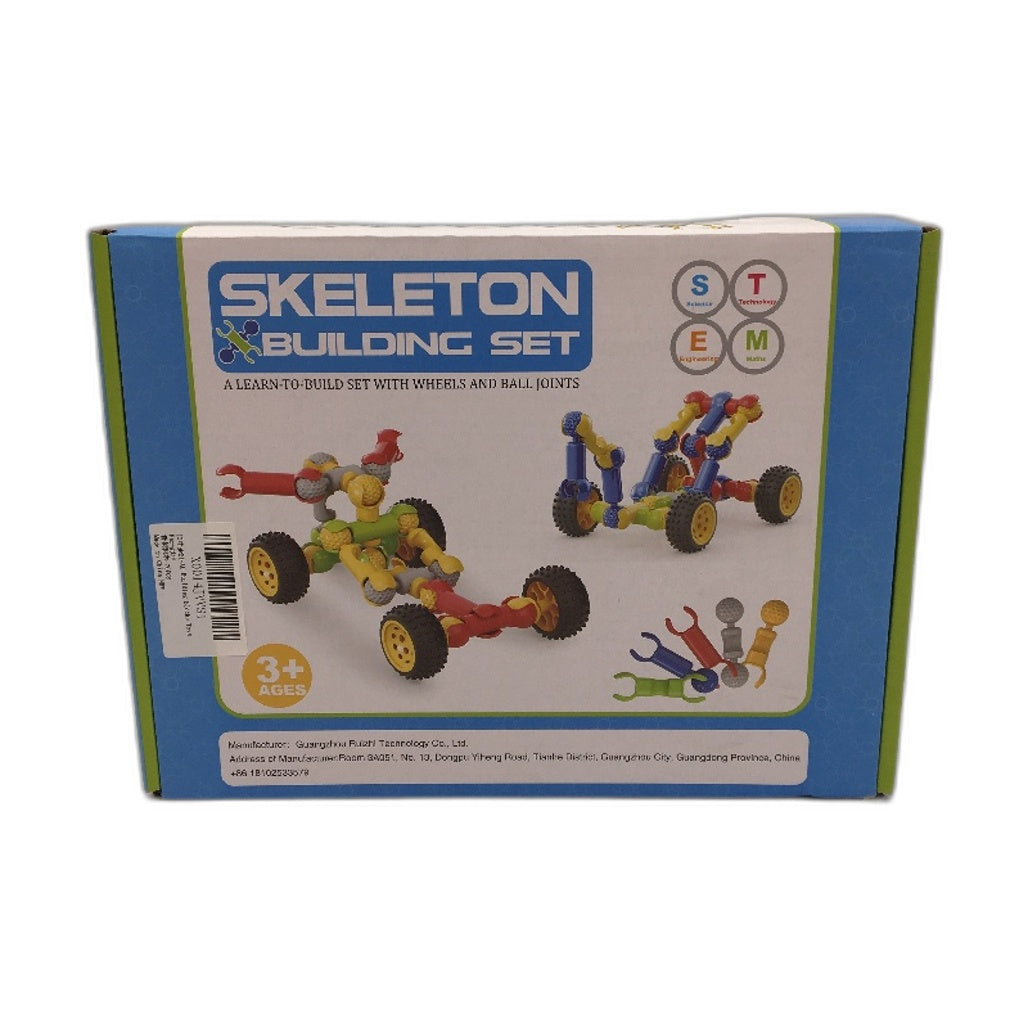 Skeleton Learn To Build With Wheels And Ball Joints STEM Building Set NEW