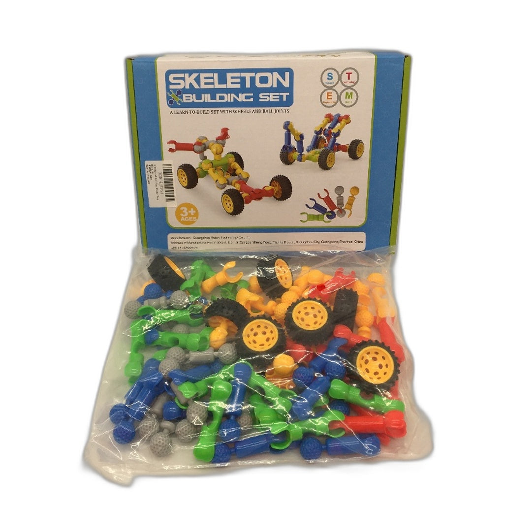 Skeleton Learn To Build With Wheels And Ball Joints STEM Building Set NEW