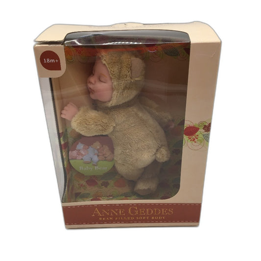 2024 Collectable Anne Geddes Bean Filled Soft Body Baby Bear NEW