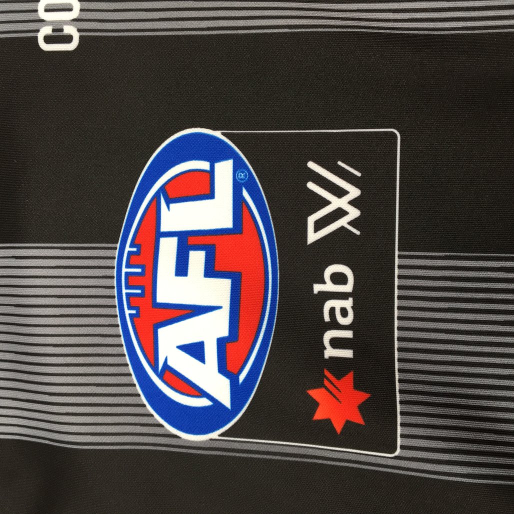 AFL x Cotton On Collingwood Magpies Striped Guernsey Ladies Size 2XL NEW